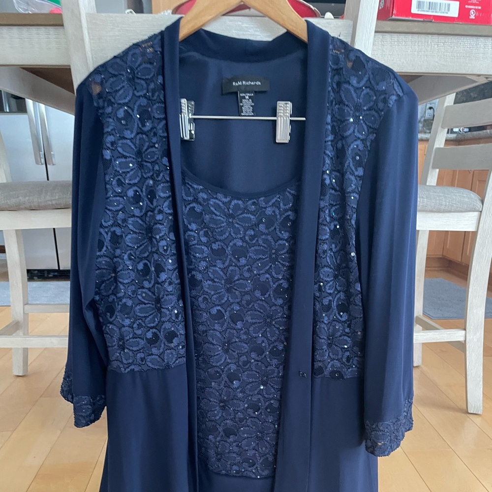 (Grand)Mother of the Bride/Groom navy blue pant suit